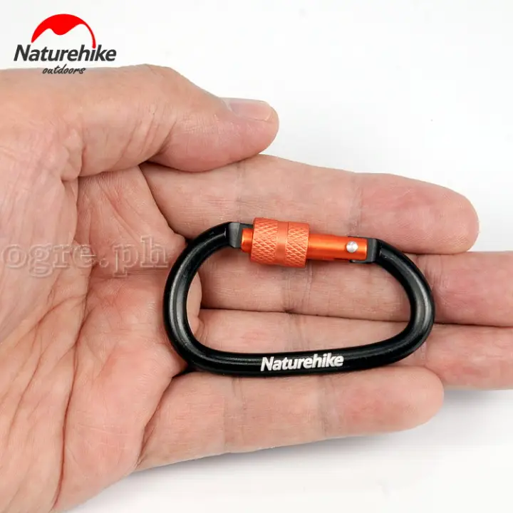 Naturehike NH15A005-H 6cm D-Type Carabiner Utility Strap Lock