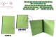 10 pcs. Pressboard Folder/ Expanding / Expandable Folder Green Plain (Long and Short). 