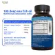 Viva Naturals EPA DHA Omega 3 Supplement, Triple-Strength Wild Caught Fish Oil Pills, Supports Heart and Brain Health, 2000 mg Omega 3 Fatty Acids per Serving, 180 Softgels. 