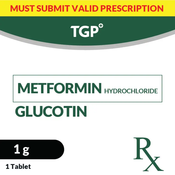 Rx: GLUCOTIN Metformin Tab 1g