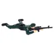 Crawling Military Army Soldier Characters Battery Operated Toy Action Figure. 
