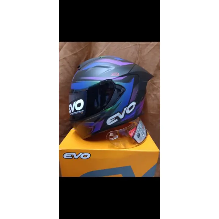 Evo Helmet Gt Pro Renegade One Purple Red Gray Blue Full Face Dual Visor Lazada Ph Evo Helmet Gt Pro Renegade One Purple Red Gray Blue Full Face Dual Visor Lazada Ph