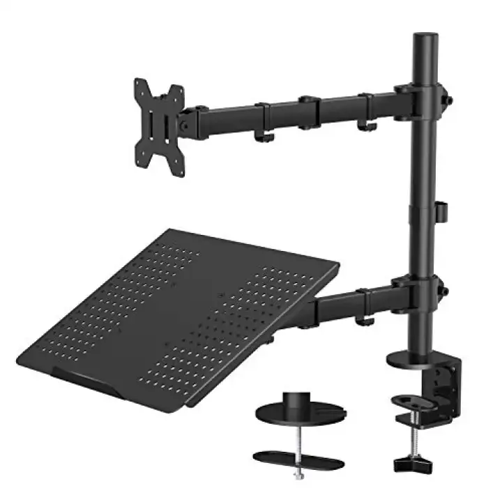 Laptop Monitor Mount Stand With, Laptop Desk Clamp Standard