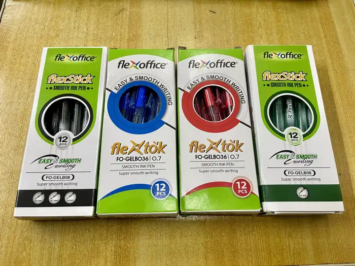 FlexStick / FlexTock  Ballpen - 0.7/0.5 Black/Red/blue/green Flex office