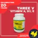 THREE V-    VITAMINS A,D,E WATER SOLUBLE POWDER. 