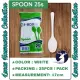 DISPOSABLE PLASTIC SPOON AND FORK (25PCS / PACK) AVAILABLE IN CLEAR / WHITE AND BLACK. 