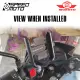 UNIVERSAL MOKOTO CELLPHONE HOLDER ALLOY SIDE MIRROR AND HANDLE BAR CLAMP MOTORCYCLE SPEEDMOTO. 