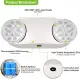 FSL Rechargeable Automatic Emergency Twinhead Light Emergency Lamp ,Work Safety Lights. 