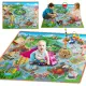 JF  Soft Foldable Baby Play Mat Foam Playmat Crawling Pad /Toddler Playing Beach Pad-Z605. 