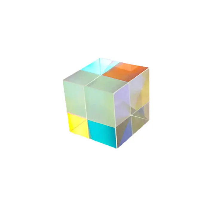 Stanb Optical Glass X-cube Dichroic Cube Prism RGB Combiner Splitter Educational Gift
