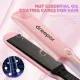 Dreepor  2 in 1 Portable Mini Straightening Iron Hair Curler Constant Temperature 4 Levels Adjustable Daily Straight Hair Styling Tools. 