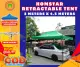 ⭐.HOMSTAR ⭐ RETRACTABLE TENT 3m x 4.5m with Sidewall Gazebo/ Memorial/ Garage/ Party/ ALL PURPOSE Tent - GAZEBO & FRAME. 