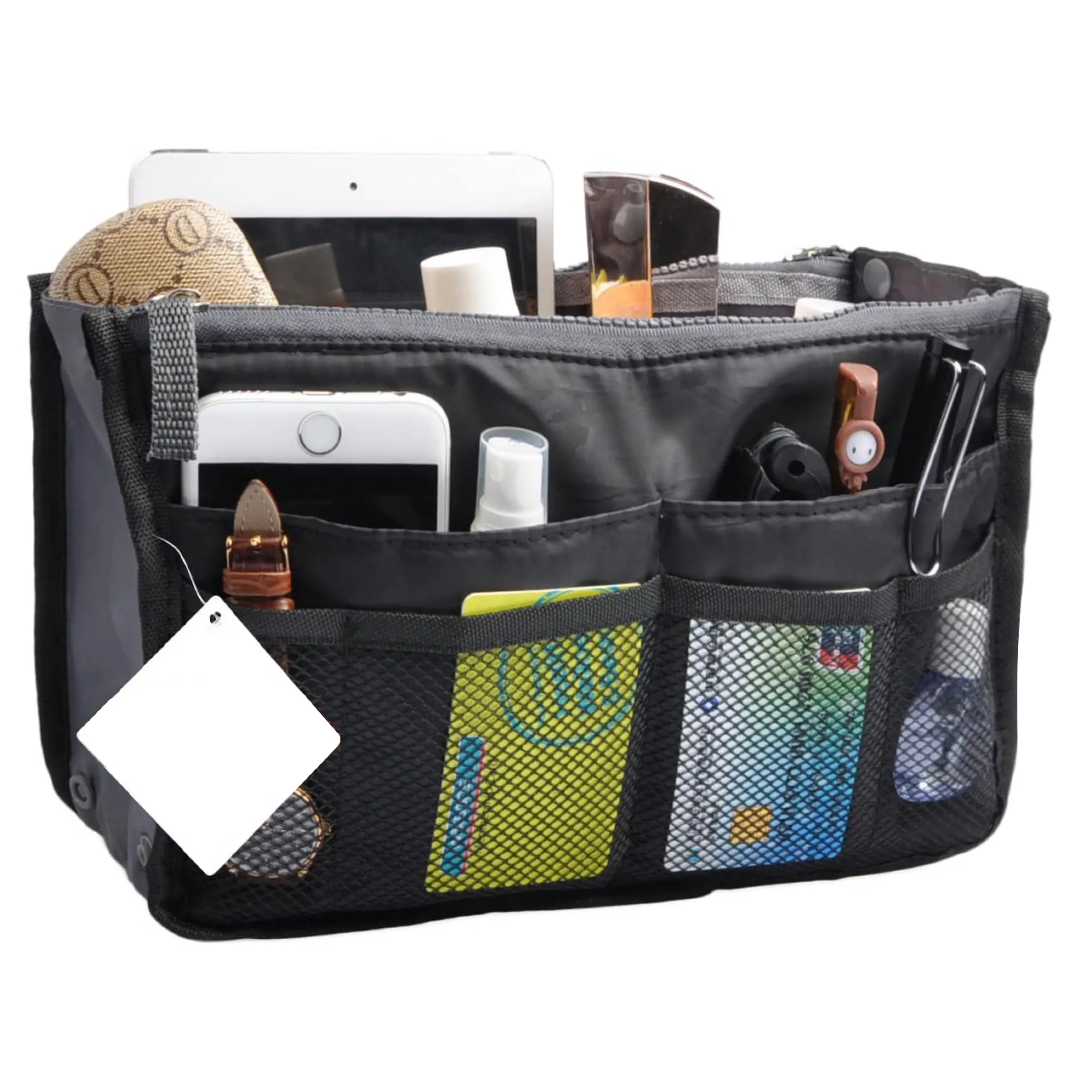 Dual Bag In Bag Organizer Dark Green Lazada Ph