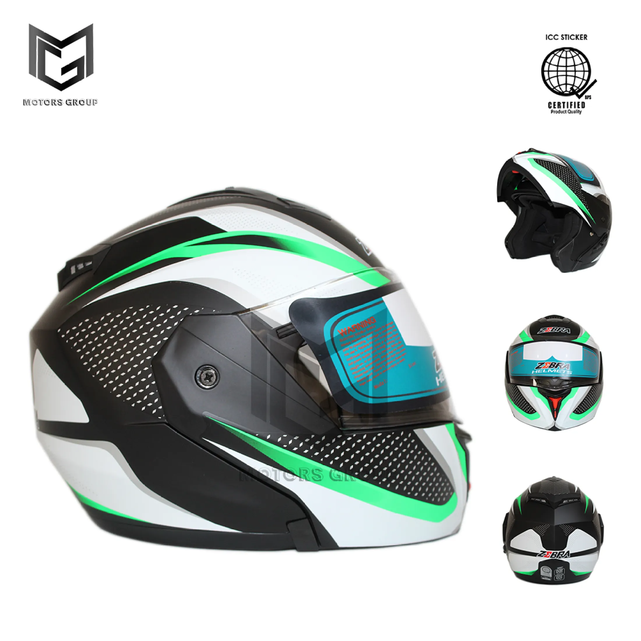 Motors Group Zebra Ym 602 Modular Dual Visor Motorcycle Helmet Protective Gear Motor Helmet Lazada Ph