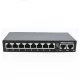 PoE Fiber Switch Uplink Fast Ethernet switch POE Ethernet Media Converter 10/100/1000M fiber optical POE switch. 