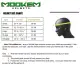 Mookem Helmet - Viator - Red Shark - Full Face - Dual Visor. 