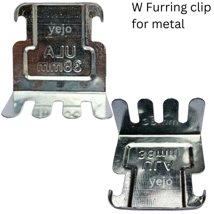 W Metal Furring Clip  High Quality 100pcs or 50pcs cod  For Metal Furring | yejo