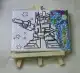 DIY Painting Canvas Paint Set with Paint Tools Children Kit Drawing Canvas with  Wooden Stands. 