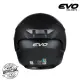 EVO GT-PRO Plain Dual Visor Full Face Helmet with Free Clear Lens. 