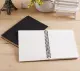Miss.J Spiral Notebook Kraft And Black Cover Drwing Notebook A5 And A6. 