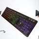 DELL Backlit LED RGB Lighting USB Wired Slim Keyboard KB-690F. 