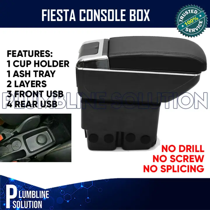 Car Armrest Ford Fiesta ALL YEAR MODEL 2009 2010 2011 2012 2013 2014 2015 2016 2017 2018 2019 2020 2021 2022 2023 2024 2025 / Console Box Premium / Armrest For Car / Fiesta Armrest / Fiesta / Fiesta Armrest / Arm Rest for Car