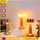 Keria LED Desk Lamp Rechargeable Dimmable Touch Table Light Simple Metal Table Lamp Bedroom Night Light Portable Eye Protection Soft Light. 