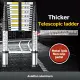 CK Telescopic Aluminum Double-sided Ladder Double Multipurpose Ladder Folding Ladder. 