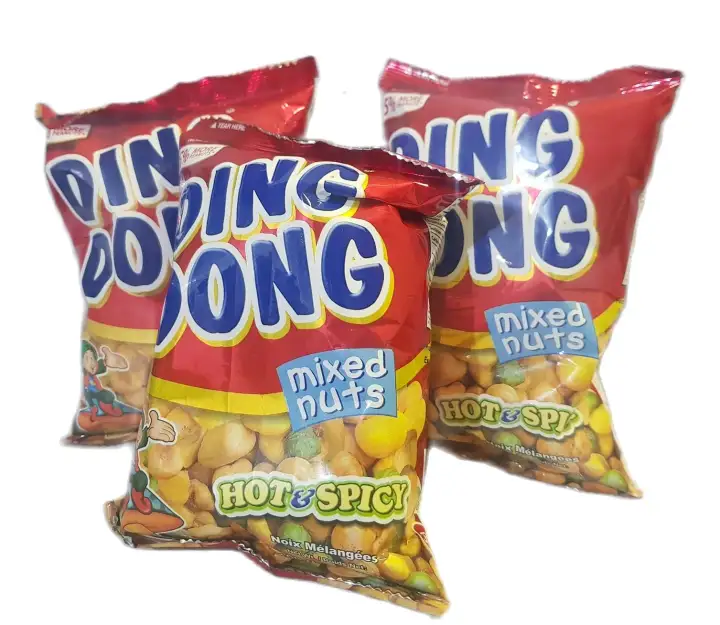 Ding Dong Mixed Nuts - Hot and Spicy Flavor (pack of 6 pieces x 100 grams)