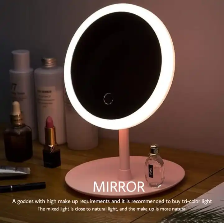 Ucorp Led Makeup Mirror With Light Fill, Tabletop Vanity Mirror With Led Lights