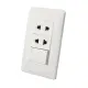 Switch Socket Wide series universal outlet Wall socket 1gang 2gang 3gang outlet Switch Plate 3G 2 Outlet 1 Switch. 