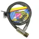Bike Cable Lock, 4 Digit Security Resettable Combination Coiling Cable Bike Locks Without Mounting Bracket. 