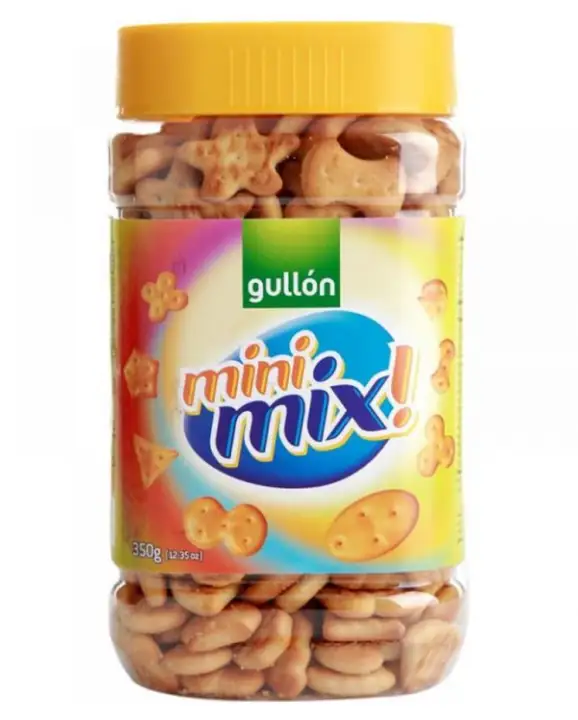 Gullon Mini Mix Crackers in Jar 350g