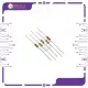 5pcs 1.2k Ohms Carbon Film Resistor 1/4 watt. 
