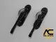 AC GLASS: CENTER LOCK 900 SERIES (1 pc) - CRESCENT LOCK - HALF MOON CENTERLOCK WITH KEEPER HOOK. 