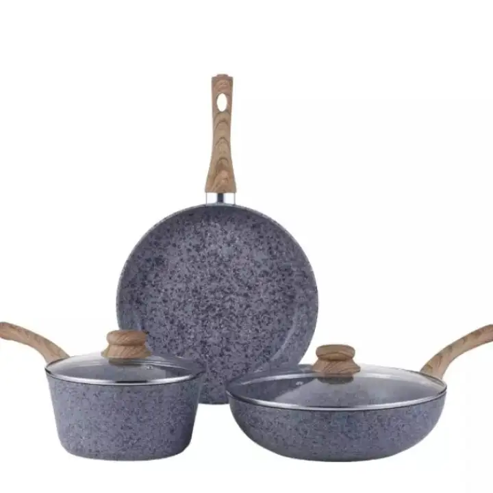 Ilo Granite 5 Piece Cookware Set Lazada Ph