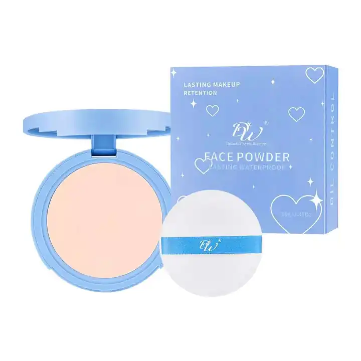 DW Long-Lasting Waterproof Oil Control Matte Flawless Face Pressed Powder 10g