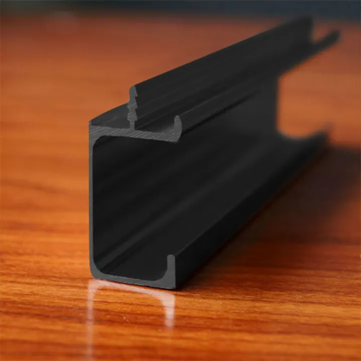 Matte Black 2pcs 150cm each Aluminum continuous handle / C Type Handle for Cabinet Doors -  (10 feet long)