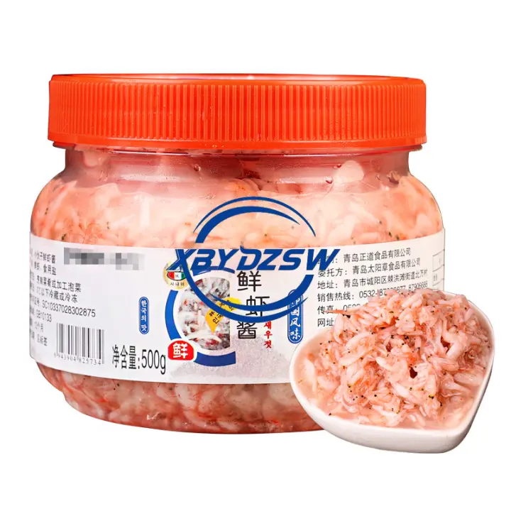 【JIAAIZE】【Fast delivery】Fresh Shrimp Paste 500g Household Korean Salted Shrimp Paste Spicy Cabbage Korean Kimchi Fish Sauce Special Sauce Shrimp Paste