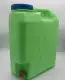 20L or 5 Gallon Slim Water Container Colored  With Rotary Faucet. 