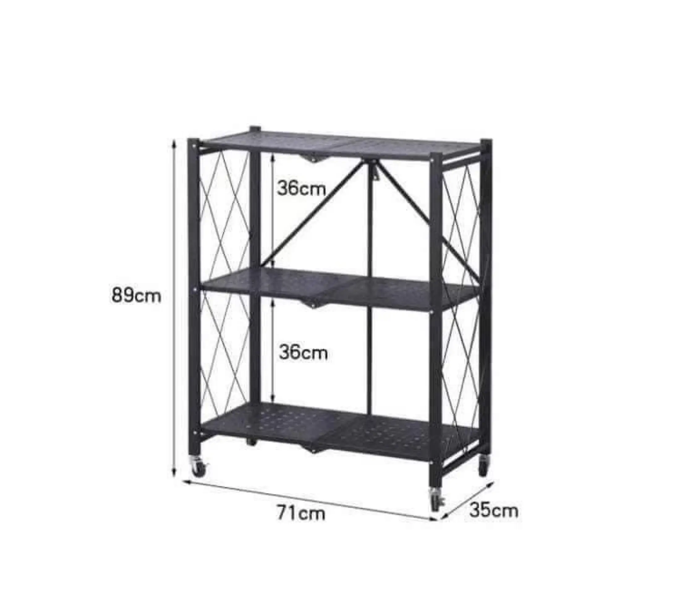 Foldable Movable Steel Storage Shelves, Movable Wire Shelving