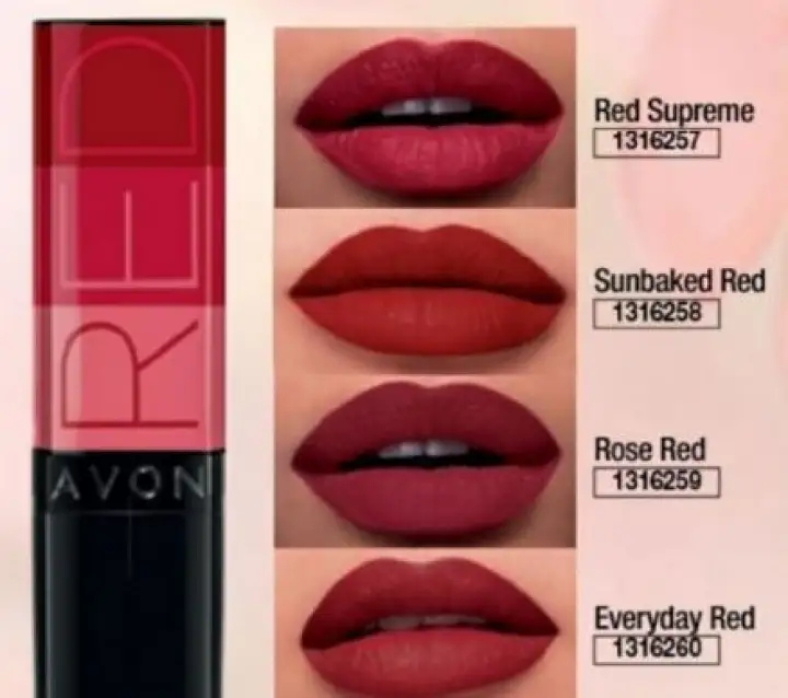 Avon Perfectly Matte Red Lipstick 3 6g