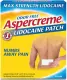 Aspercreme Max Strength Pain Relief Patch for Back Pain, Odor Free Pain Patches Packaging May Vary 5 Count. 