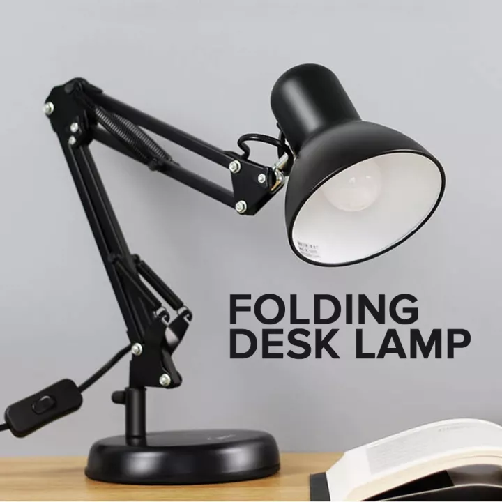 Goldex Metal Adjustable Long Swing Arm, Adjustable Swing Arm Table Lamp
