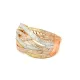 ESOTICO JEWELRY BANGLE W/ 1196 Baguettes & 917 Round Diamond Chip (6.419) 14K Yellow Gold, White Gold, Rose Gold. 