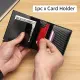 RFID Automatic Pop-up Card Holder Multi-Slots Card Holder Wallet for Men. 