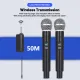 KOORFLY SM58 DUAL Professional UHF Wireless Microphone System Karaoke Vocal Mic Handheld Microphone. 