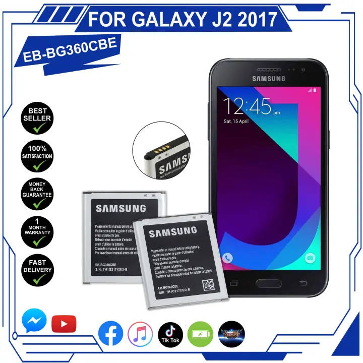 Samsung Galaxy J2 17 J2 J0 J2 15 J2 16 Battery Model Eb Bg360bbe Eb Bg360cbe 00mah Original Equipment Manufacturer Lazada Ph