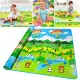 JF  Soft Foldable Baby Play Mat Foam Playmat Crawling Pad /Toddler Playing Beach Pad-Z605. 