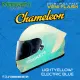Mookem Helmet Z009 - Veni Flash - Chameleon - Face Dual Visor Helmet. 